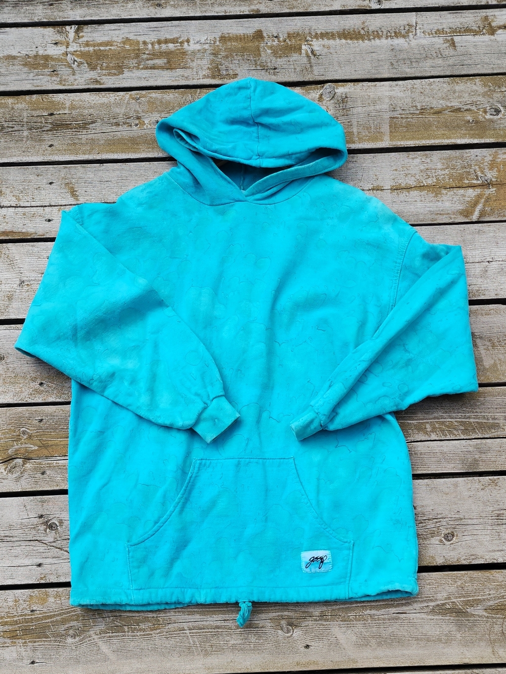 Tie Dye Hooded Sweatshir Medium